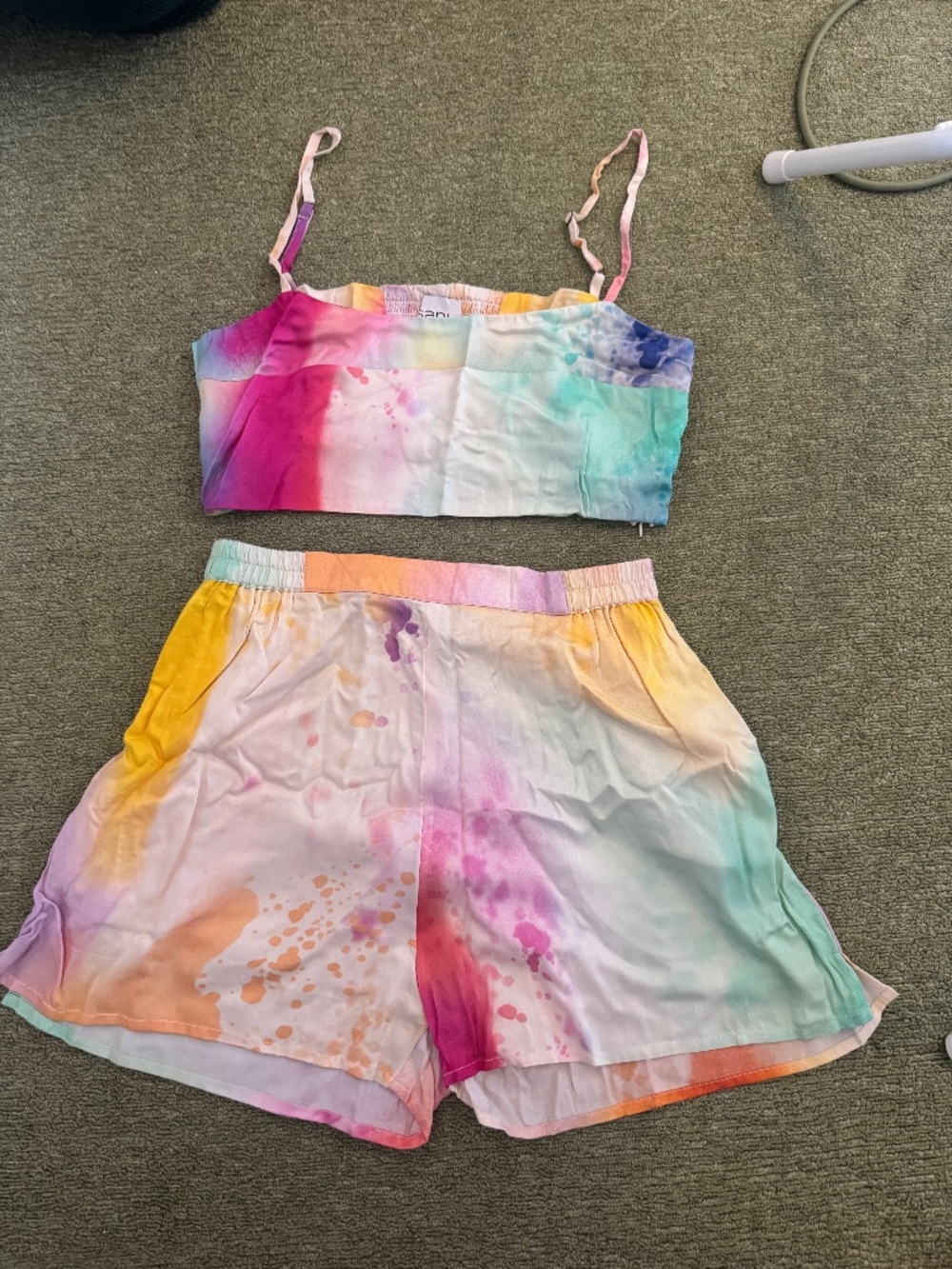 Sani bandeau and shorts set